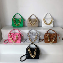 Load image into Gallery viewer, Personalized thick chain small square bag（AB2096）
