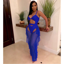 Load image into Gallery viewer, Sexy solid color mesh two-piece set（AY1807）

