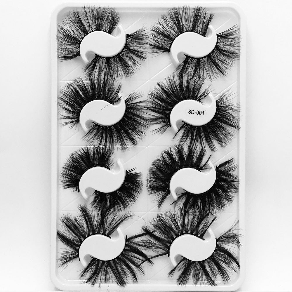 8 pairs of 25mm Imitation mink eyelashes