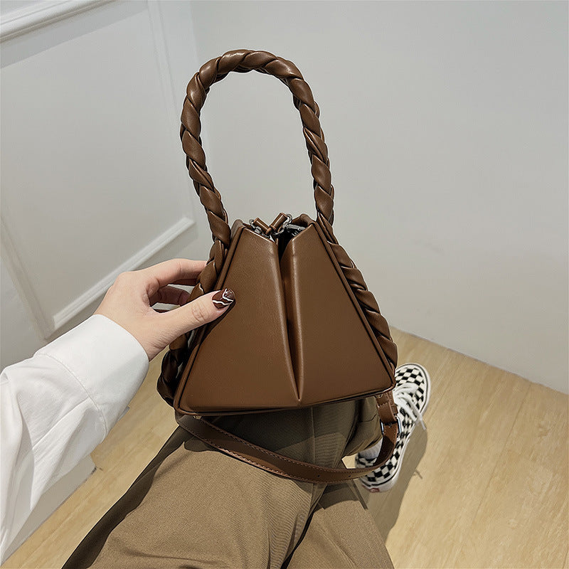 Fashion Petal Twist Braided Tote Bag（AB2067）