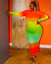 Load image into Gallery viewer, Hot sale tie-dye printed dress women
