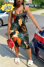 Load image into Gallery viewer, Sexy Tie Dye Long Dress（AY2218）
