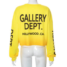 Load image into Gallery viewer, Gradient round neck printed long sleeved T-shirt top(AY2412)
