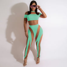 Load image into Gallery viewer, Sexy mesh paneled see-through jumpsuit（AY2235）
