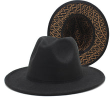 Load image into Gallery viewer, Printed double-sided color matching jazz hat（AE4073）
