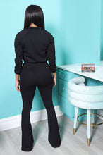 Load image into Gallery viewer, Fashion casual solid color flared pants suit（AY1296）
