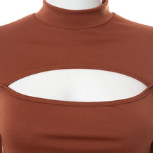 Load image into Gallery viewer, Fashion Long Sleeve Stand Collar T-Shirt Slit Pants Set
