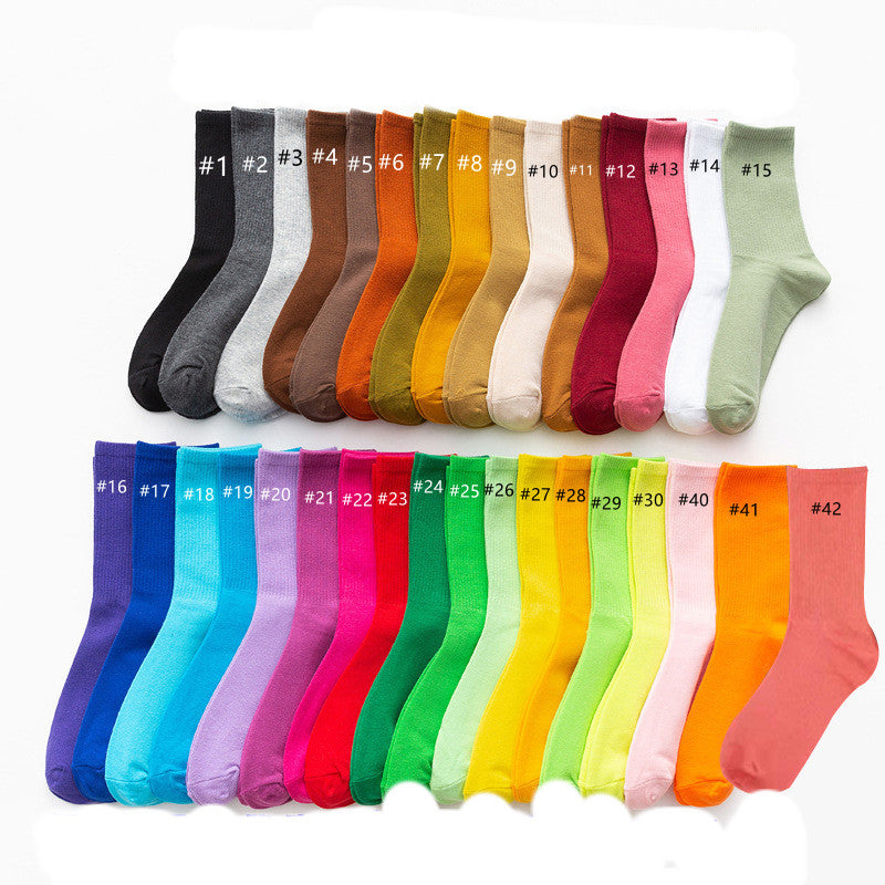 Trend candy color socks（AE4048）