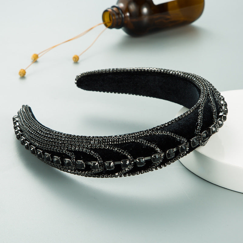 Fashion rhinestone chain headband（AE4100）