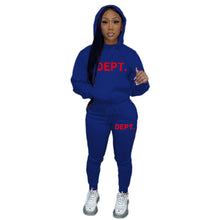 Load image into Gallery viewer, Personalized printed casual fashion hoodie two-piece set AY2566
