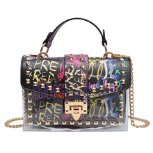 Load image into Gallery viewer, Graffiti transparent jelly bag（AB2054）

