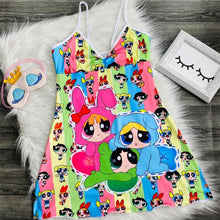 Load image into Gallery viewer, Cartoon print suspender dress（AY1566）
