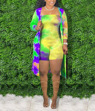 Load image into Gallery viewer, Tie-dye jumpsuit long sleeve suit AY1159
