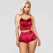 Load image into Gallery viewer, Hot selling sexy V-neck slim set
