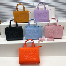 Load image into Gallery viewer, Fashion PU Leather Embossed LetterBag（AB2071）
