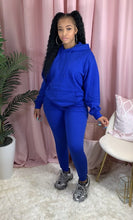 Load image into Gallery viewer, Solid color sweater casual two-piece suit（AY1382）
