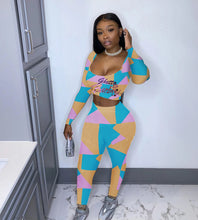 Load image into Gallery viewer, Snack long sleeve two-piece suit
