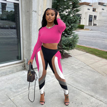 Load image into Gallery viewer, Sexy stitching solid color two-piece set（AY2204）
