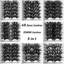 Load image into Gallery viewer, 25mm imitation mink false eyelashes  thick curling
