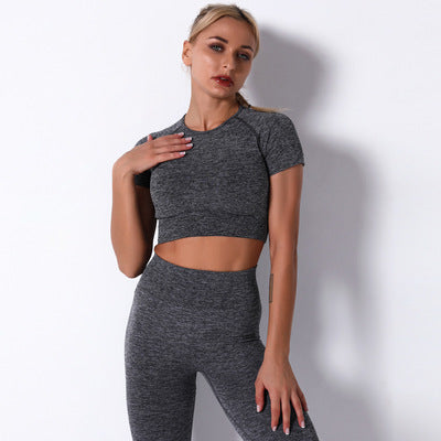 Hot sale seamless yoga sportswear Top