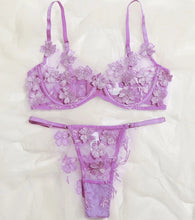 Load image into Gallery viewer, Sexy lace embroidered appliqué underwear
