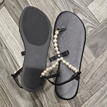 Load image into Gallery viewer, Fashion pearl sandals slippers（HPSD185）
