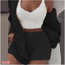 Load image into Gallery viewer, Plush three-piece soft casual wear
