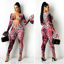 Load image into Gallery viewer, Net yarn printing suit AY1213
