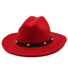 Load image into Gallery viewer, rivet felt jazz hat top hat（AE4037)
