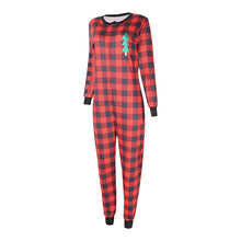 Load image into Gallery viewer, Christmas check print parent-child jumpsuit（AY1507)
