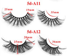 Load image into Gallery viewer, Five pairs set with extended false eyelashes
