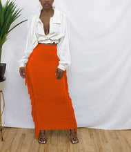 Load image into Gallery viewer, Fashion fringed skirts and trousers（AY1395）
