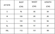 Load image into Gallery viewer, Contrast Color Tank Top Shirt Dress Two Piece Set（AY1878）
