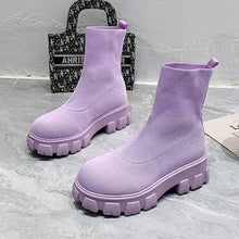 Load image into Gallery viewer, Trendy knitted short boots（HPSD151）
