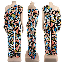 Load image into Gallery viewer, Plus size off shoulder print Bodysuit AY1890
