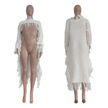 Load image into Gallery viewer, Long tassel sweater shawl（AY1485）
