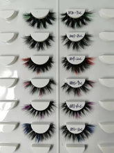Load image into Gallery viewer, Color Mink Hair False Eyelashes (1pair ) AH5058

