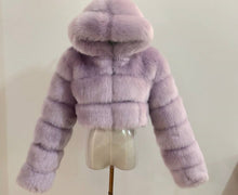 Load image into Gallery viewer, Faux Fur Jacket Faux Fox Fur Long Sleeve(AY1358)
