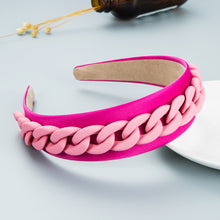 Load image into Gallery viewer, Fashion color chain macaron headband（AE4055）
