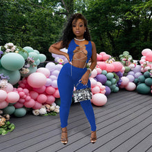 Load image into Gallery viewer, Sexy solid color chain suit（AY2250）
