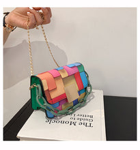 Load image into Gallery viewer, Color matching chain small square bag AB2029
