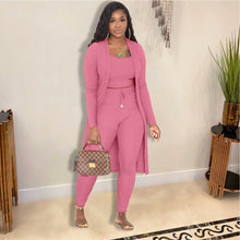 Load image into Gallery viewer, Pit Strip Solid Color Three Piece Set（AY2336）
