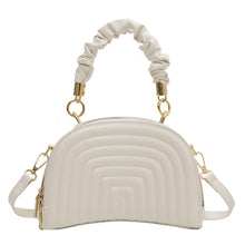 Load image into Gallery viewer, Fashionable pleated half round messenger bag（AB2066）
