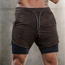 Load image into Gallery viewer, Men&#39;s loose pocket double sports shorts（AY1029)
