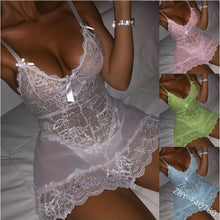 Load image into Gallery viewer, Sexy Mesh Lace Sling Nightdress（AY2302）
