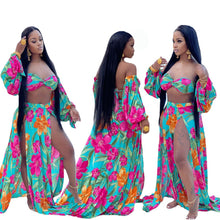 Load image into Gallery viewer, Sexy Lace Print Dress Suit（AY2206）
