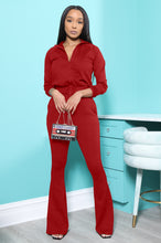 Load image into Gallery viewer, Fashion casual solid color flared pants suit（AY1296）
