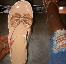 Load image into Gallery viewer, Hot selling shiny bow slippers KM0068
