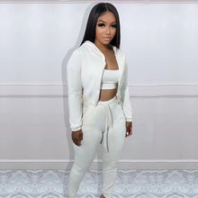 Load image into Gallery viewer, Sweater hooded sports casual suit（AY2427）

