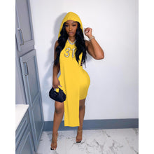 Load image into Gallery viewer, Hooded Vest shorts letter embroidered suit AY2043
